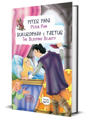 Piter Pani / Bukuroshja e fjetur (shqip – anglisht)
